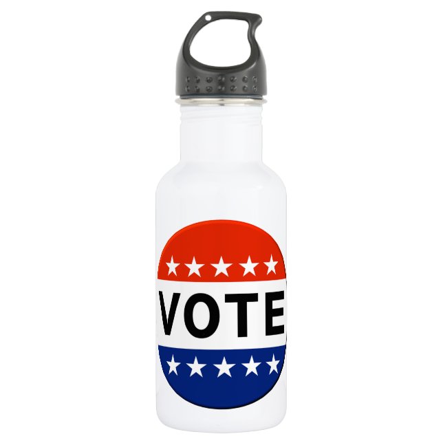 Vote Water Bottle (Front)