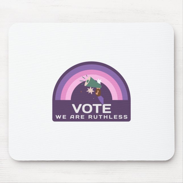 Vote We Are Ruthless Mouse Mat (Front)