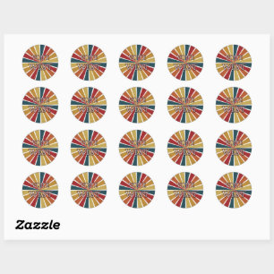 Vote West Independant Classic Round Sticker