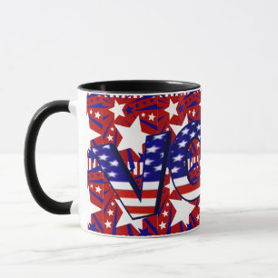Vote with Stars and Stripes - Mug