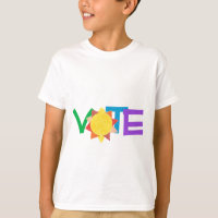Vote With Sun / Rainbow GOTV Vote Shirt 