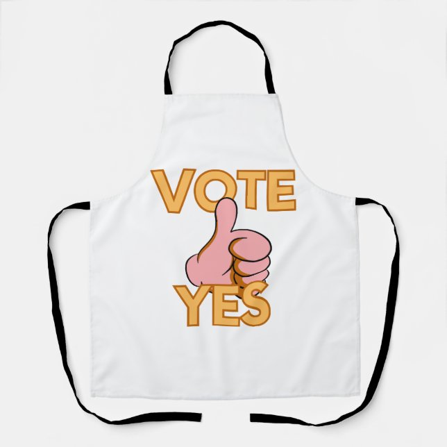 Vote yes  apron (Front)