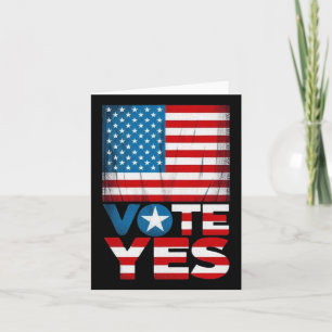 Vote Yes Empower Your Voice  Card