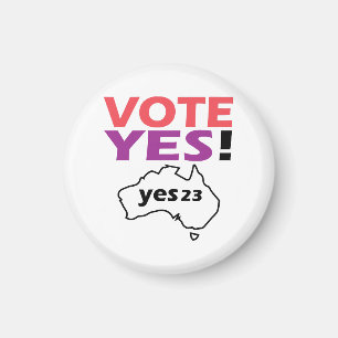 Vote Yes To The Voice Of Indigenous Australian Magnet