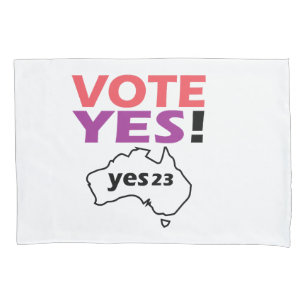 Vote Yes To The Voice Of Indigenous Australian Pillowcase