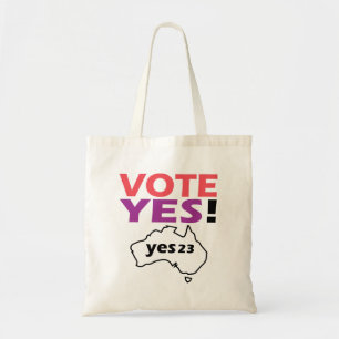 Vote Yes To The Voice Of Indigenous Australian Tote Bag