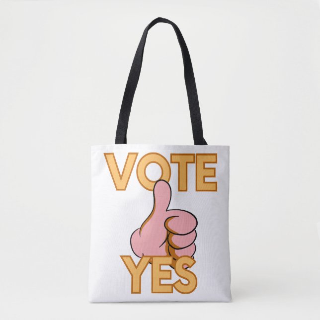 Vote yes  tote bag (Front)