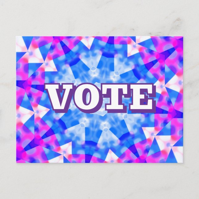 VOTE (You Can Change The Words) Postcard (Front)