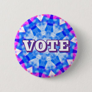 VOTE (You May Change the Words) 6 Cm Round Badge