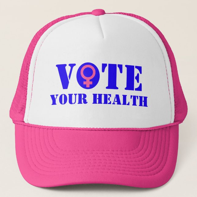 Vote Your Health Trucker Hat (Front)