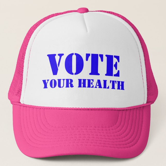 Vote Your Health Trucker Hat (Front)