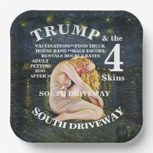 VOTE ZL X1 KP DEMOCRATIC PARTY ELECTION COST T PAPER PLATE