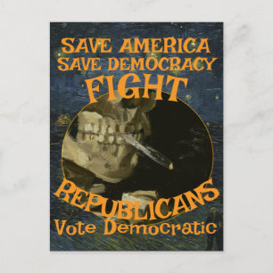 VOTE ZL X1 KP DEMOCRATIC PARTY ELECTION COST T POSTCARD