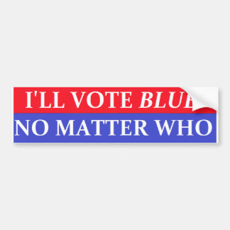 VoteBlue2 Bumper Sticker