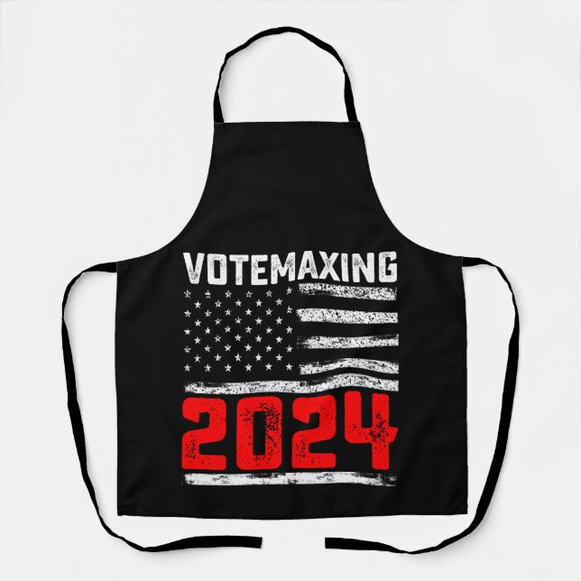 VoteMaxing 2024 Trump Presidential Election Apron (Front)