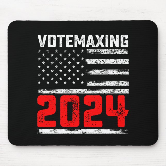 VoteMaxing 2024 Trump Presidential Election Mouse Mat (Front)