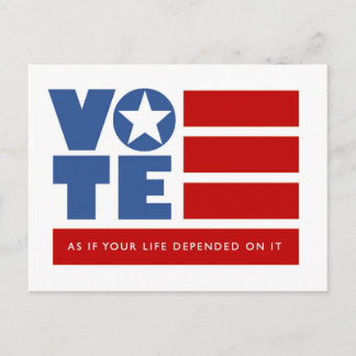 Voter/elections reminder postcard