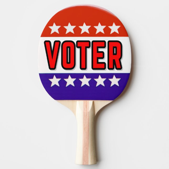 Voter Ping Pong Paddle (Front)
