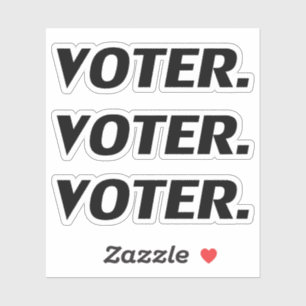 "voter" Pride black letters -