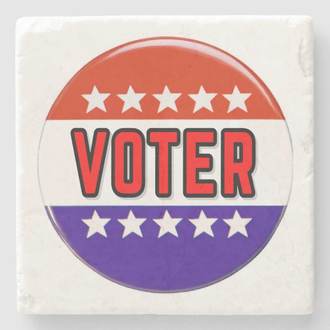 Voter Stone Coaster (Front)