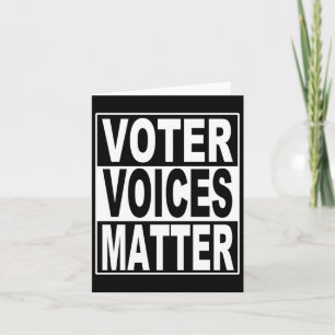Voter Voices For America Sticker Card