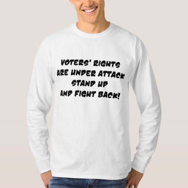 Voters' Rights T-Shirt (Front)