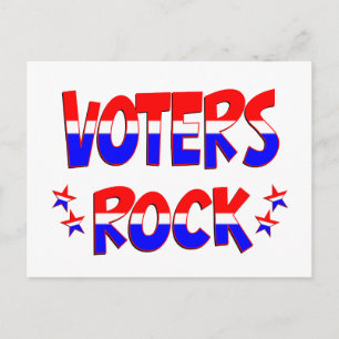 Voters Rock Postcard