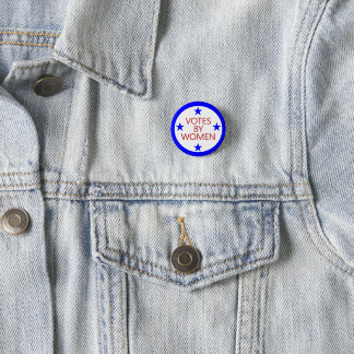 Votes By Women 3 Cm Round Badge