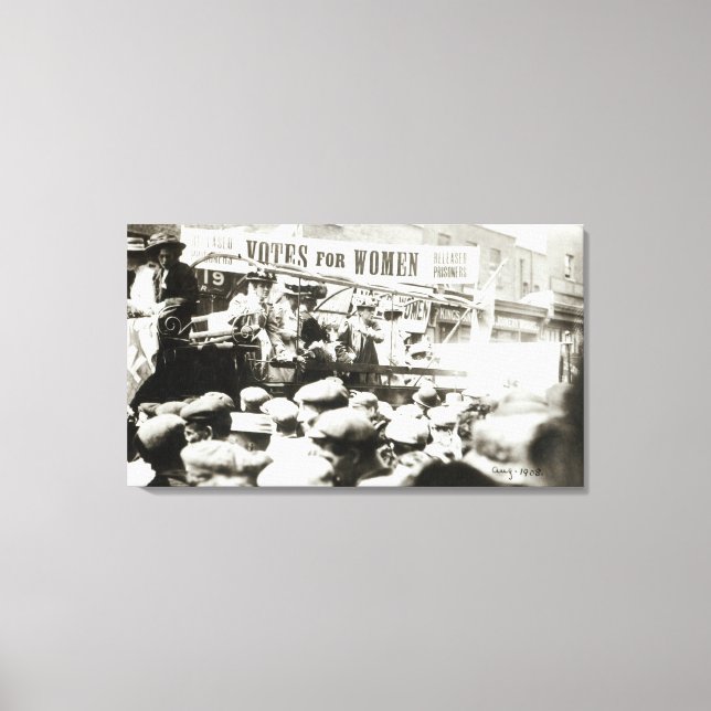 Votes for Women, August 1908 Canvas Print (Front)