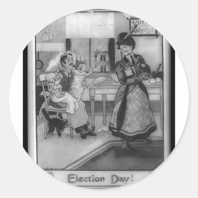 Votes for Women! Classic Round Sticker (Front)