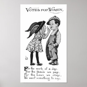 Votes For Women Poster