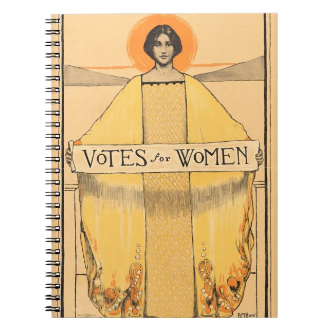 Votes For Women Suffrage Movement 1913 Notebook (Front)