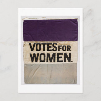 'VOTES FOR WOMEN' Suffragette Banner 1910-1920 Postcard