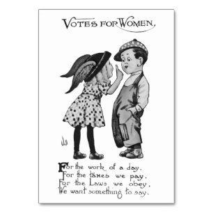 Votes For Women Table Number