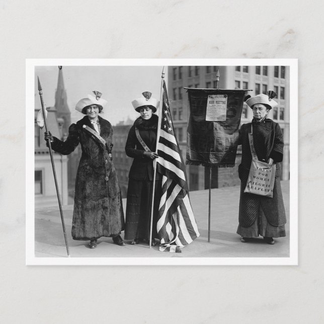 Votes for Women Vintage Inspired| Suffragettes Postcard (Front)