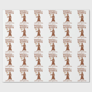 Votes for Women, Vintage Suffragette Art Wrapping Paper