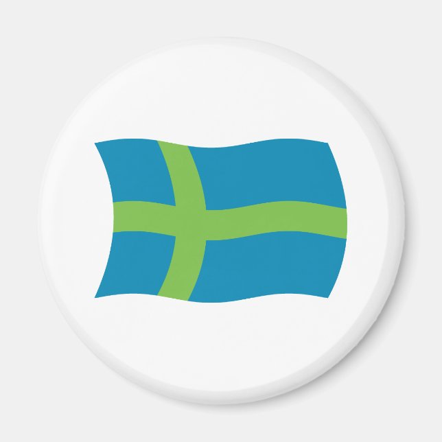 Votic People Flag Magnet (Front)