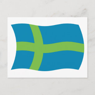 Votic People Flag Postcard