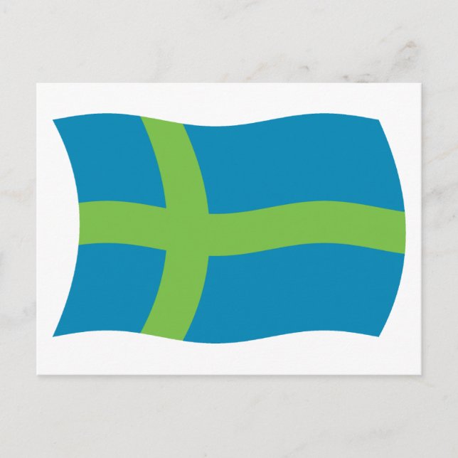 Votic People Flag Postcard (Front)