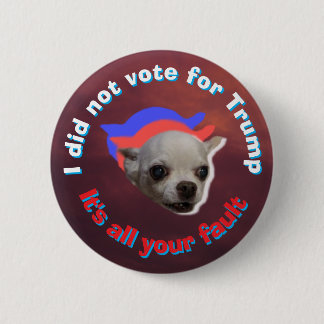 Voting 6 Cm Round Badge