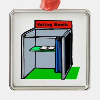 Voting Booth Metal Tree Decoration
