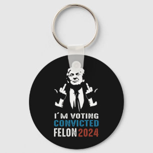 Voting Convicted Felon 2024 Key Ring