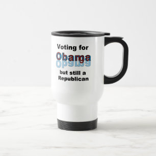 Voting For Change-Obama Travel Mug