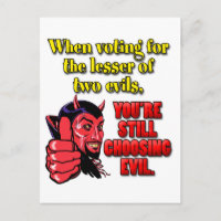 Voting for the Lesser of Two Evils