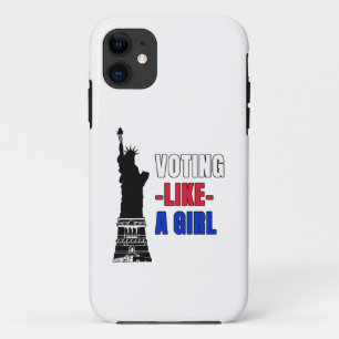 Voting Like a Girl iPhone 11 Case