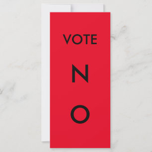 Voting Paddle NO