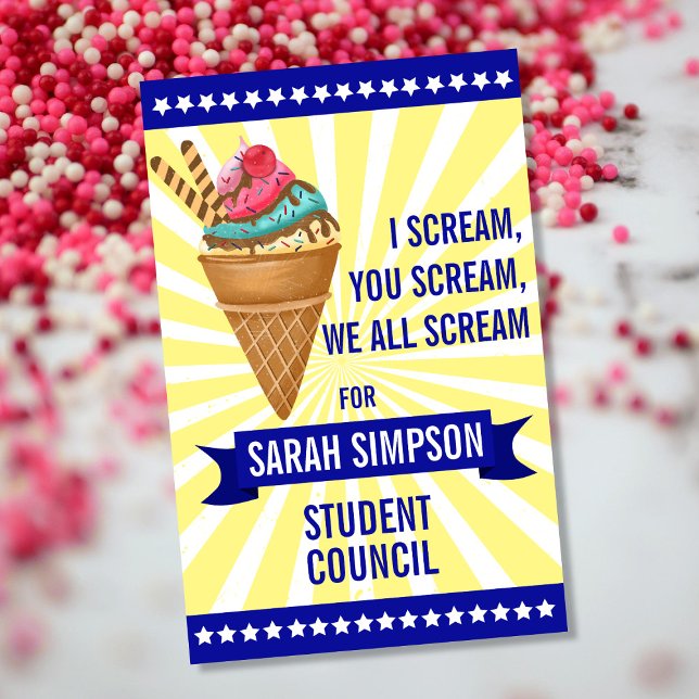 voting poster class president, student council  (Creator Uploaded)