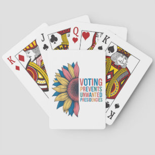 Voting Prevents Unwanted Presidencies Voting Desig Playing Cards