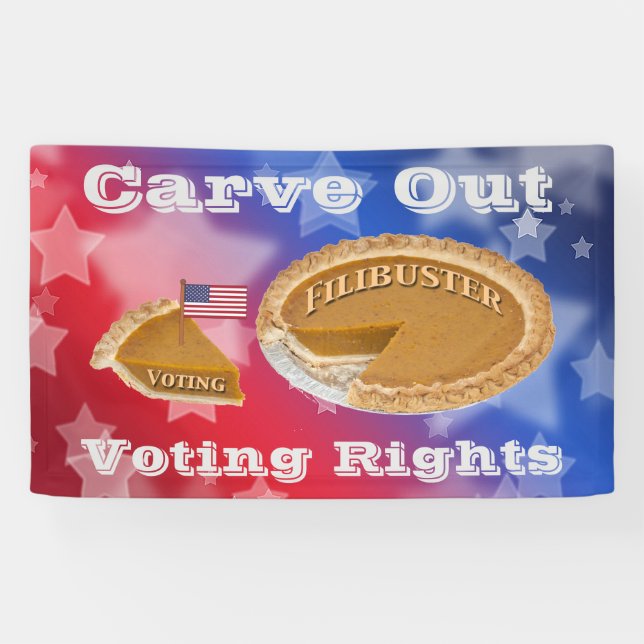 Voting Rights Filibuster Carve-Out Banner (Horizontal)