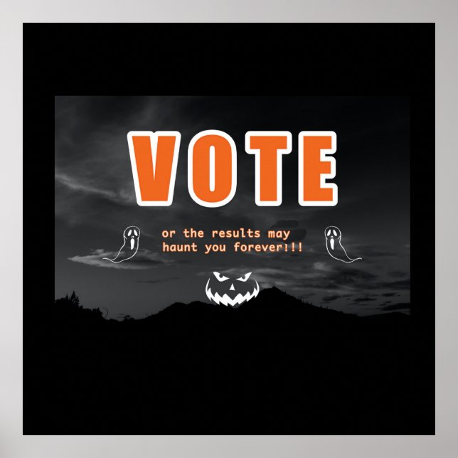 Voting Scare Tactics Poster (Front)
